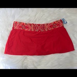 Athleta Martina Saffron Swim Skirt